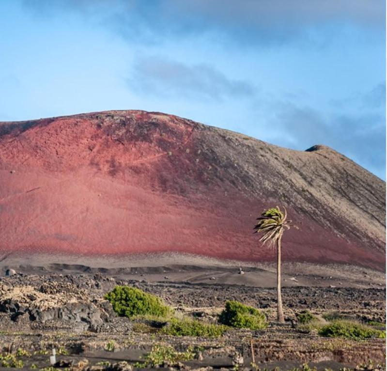 Lanzarote Casa Volcanica-Anclada Sobre La Lava Del Volcan Montana Blanca Exterior photo